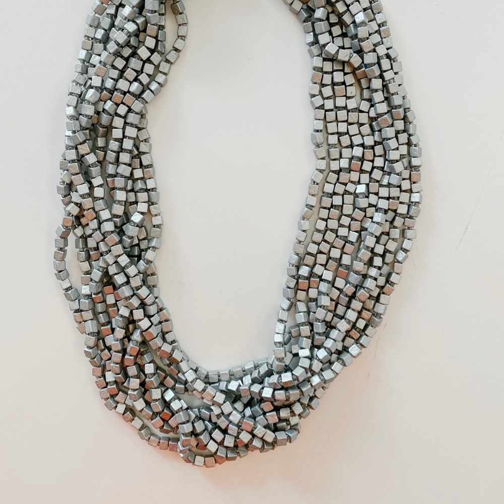 Anthropologie beaded statement necklace